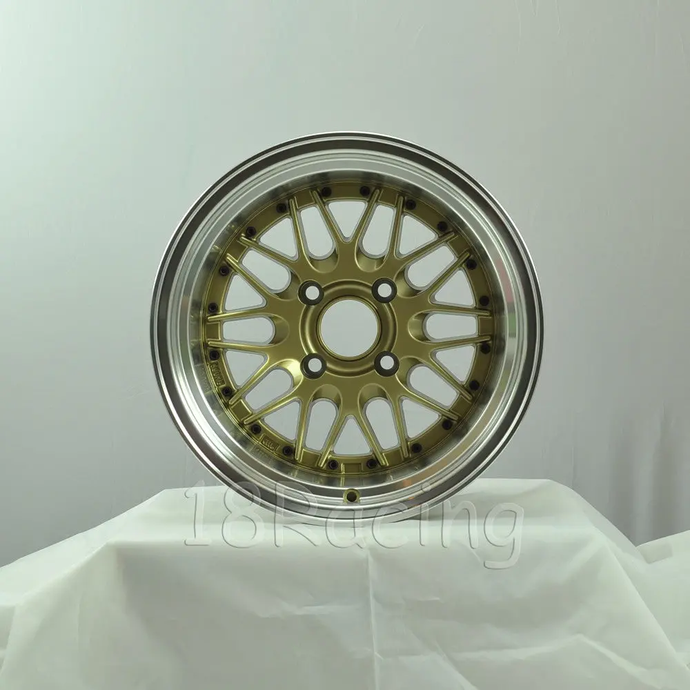 Rota Wheels Kensei 1590 4X114.3 -15 73 Gold With Polish Lip 2