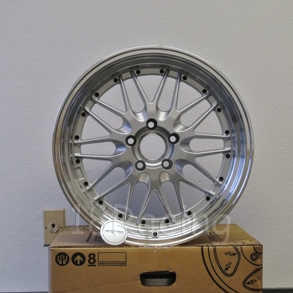 Rota Wheels Kensei 1895 5X114.3 25 73 Silver With Polish Lip 1