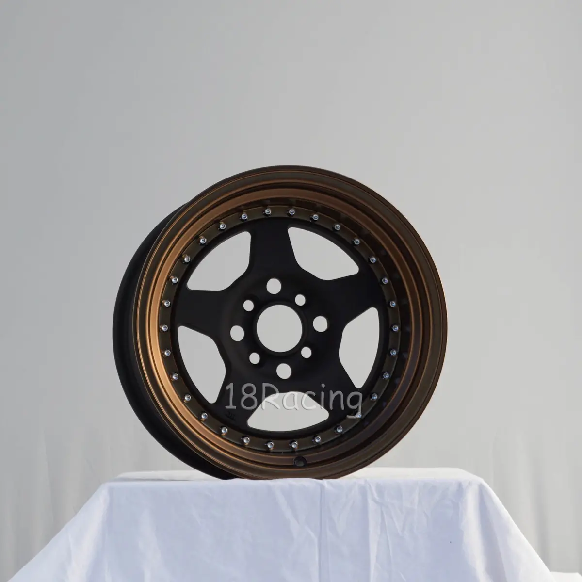 Rota Wheels Kyusha 1580 4X100 0 67.1 Satin Black Sport Bronze 1