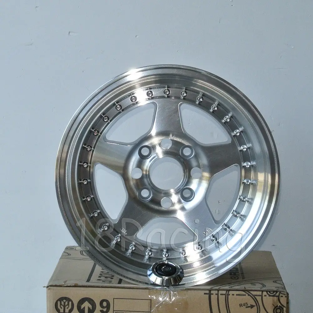 Rota Wheels Kyusha 1580 4X114.3 0 73 Full Polish Silver 1