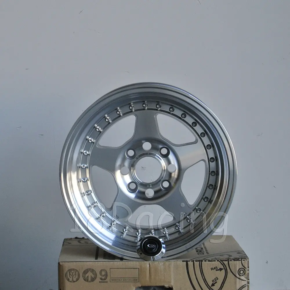 Rota Wheels Kyusha 1590 4X100 0 67.1 Full Polish Silver 1