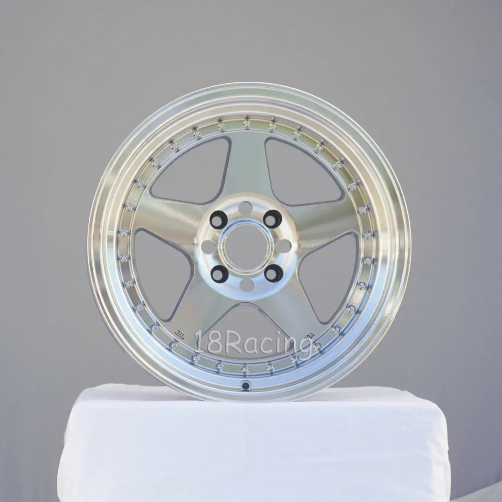 Rota Wheels Kyusha 1790 4X114.3 10 73 Full Polish Silver 1