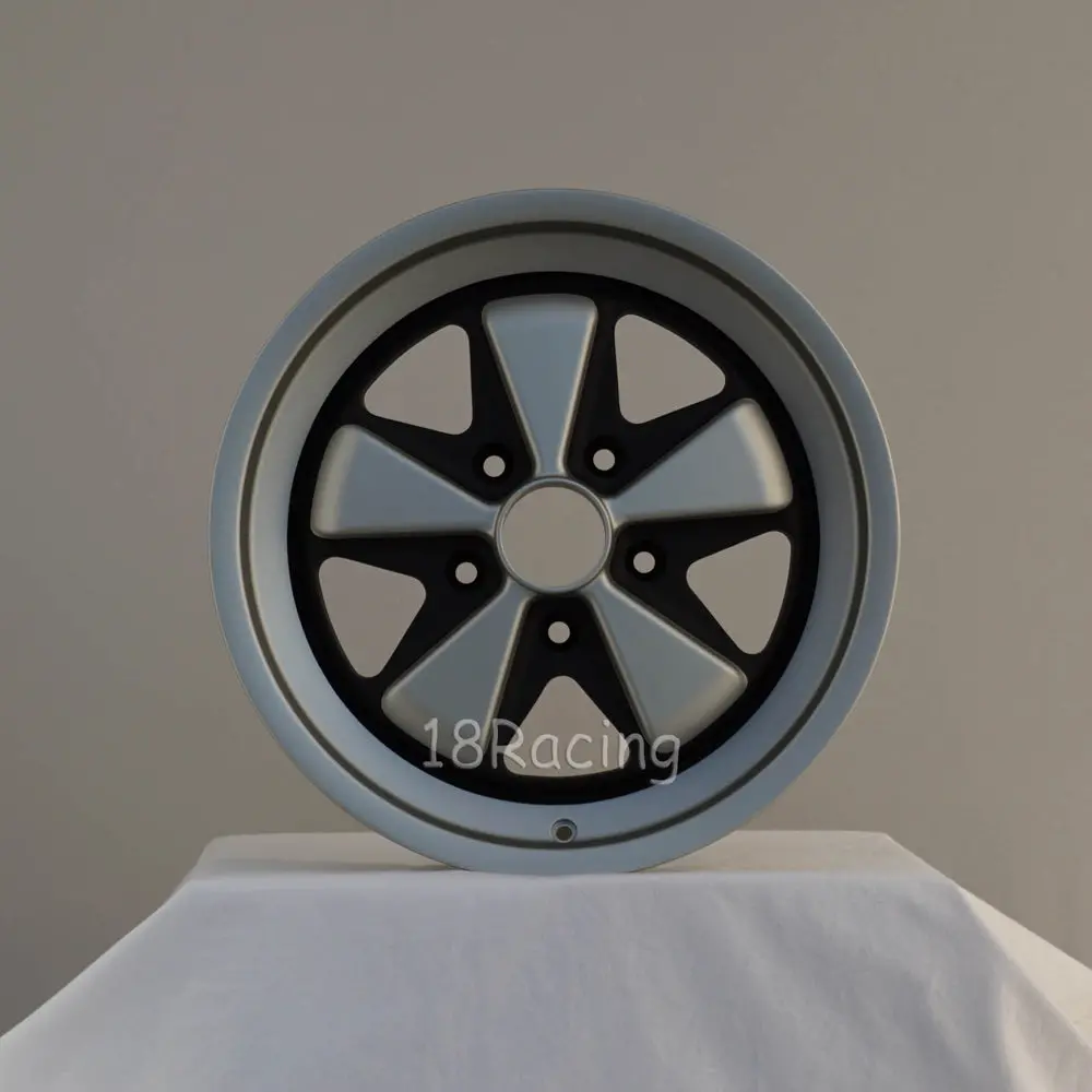Linea Corse Wheel Psd 17X7.5  5X130  35 71.6 Fox 1 Gray With Matte Black No Cap 1