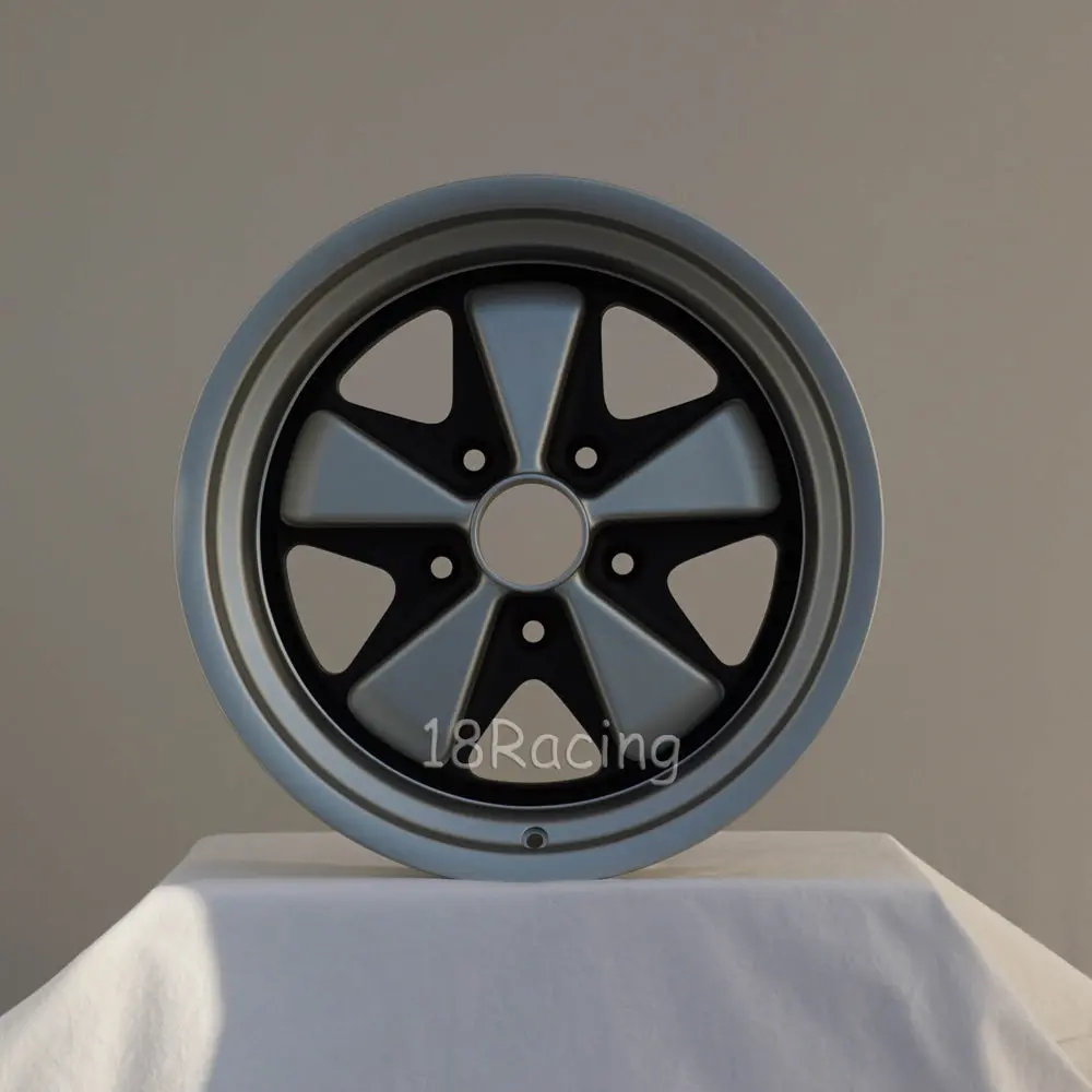 Linea Corse Wheel Psd 17X9  5X130 16  71.6 Fox 1 Gray With Matte Black  No Cap 1