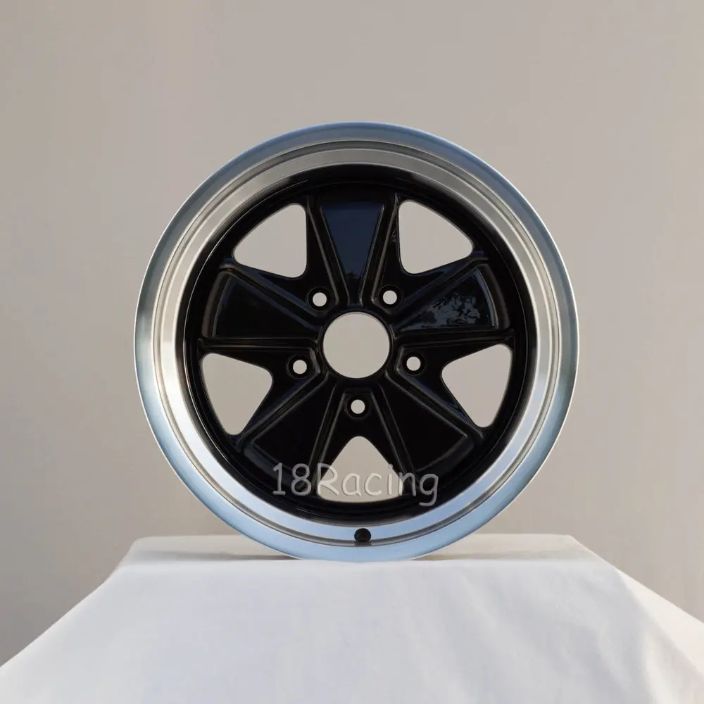 Linea Corse Wheel Psd 17X9  5X130 16  71.6 Glossy Black With Polish Lip No Cap 1