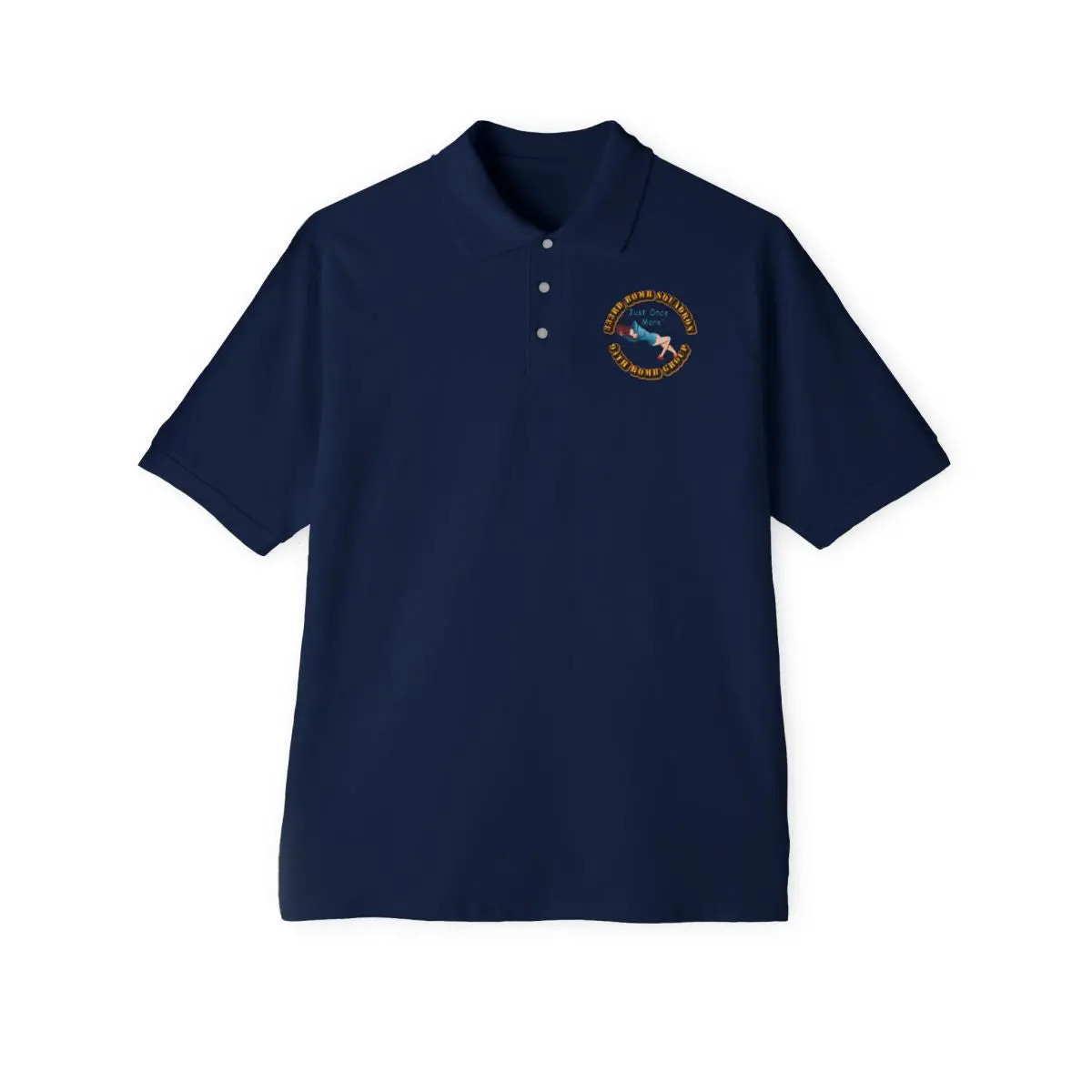 Men's Piqué Polo - Aac - 333Bs - 94Bg - Just Once More 3