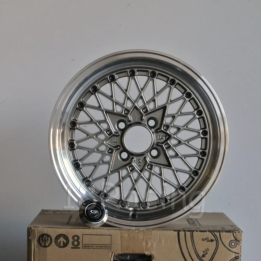Rota Wheels Os Mesh 1570 4X114.3 20 73 Steel Grey With Polish Lip 1