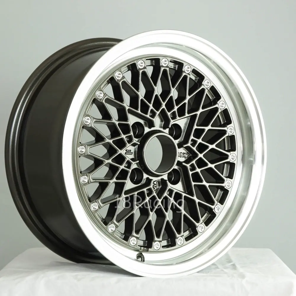 Rota Wheels Os Mesh 1570 4X110 20 73 Gunmetal With Polish Lip 2