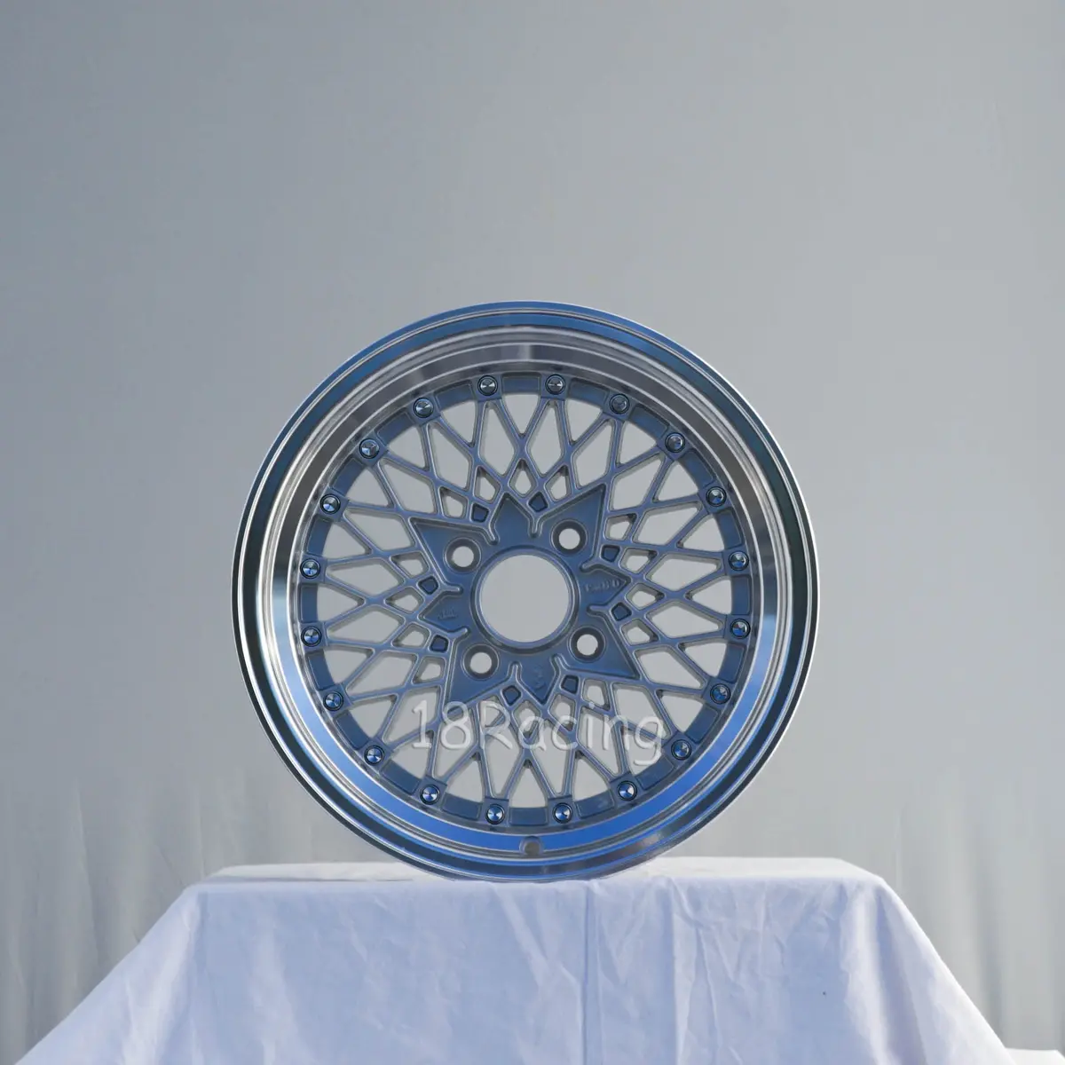 Rota Wheels Os Mesh 1580 4X110 20 73 Silver With Polish Lip 1