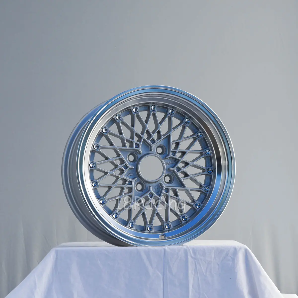 Rota Wheels Os Mesh 1580 4X110 20 73 Silver With Polish Lip 2