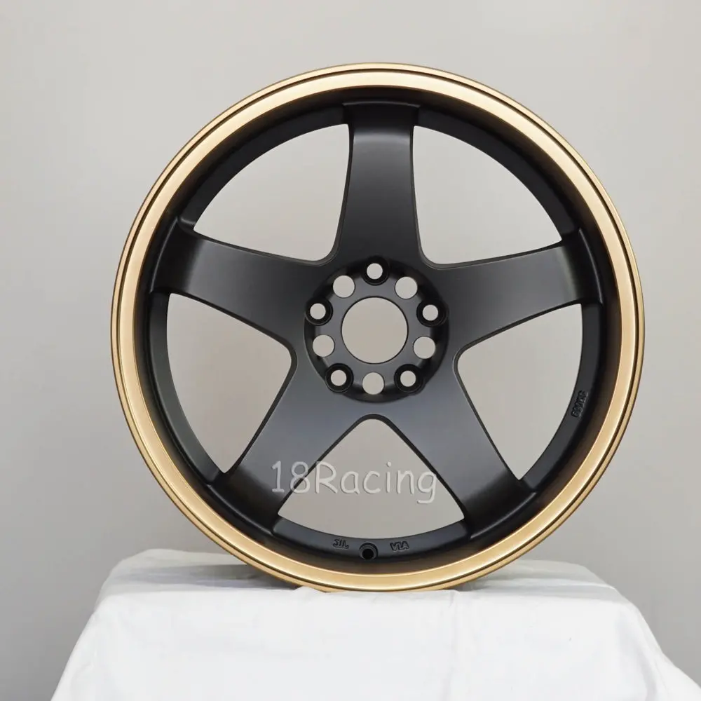 Rota Wheels P-45 R 1810 5X114.3 20  73 Satin Black / Sport Bronze Lip 1