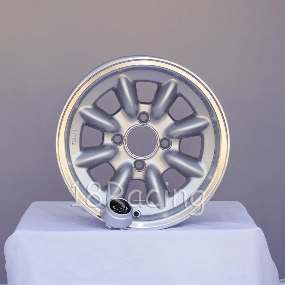 Rota Wheels Rb 1380 4X100 20 67.1 Silver With Polish Lip 1