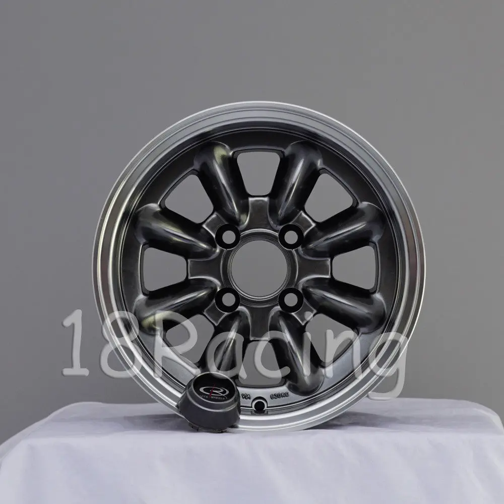 Rota Wheels Rb 1380 4X114.3 4 73 Hyperblack With Polish Lip 1