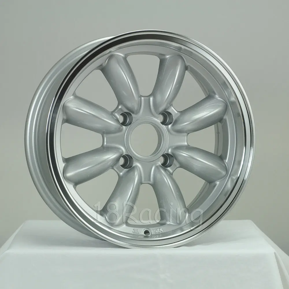 Rota Wheels Rb 1580 4X100 20 57.1 Silver With Polish Lip 2