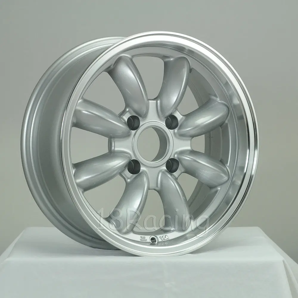 Rota Wheels Rb 1570 4X114.3 4 73 Silver With Polish Lip 2