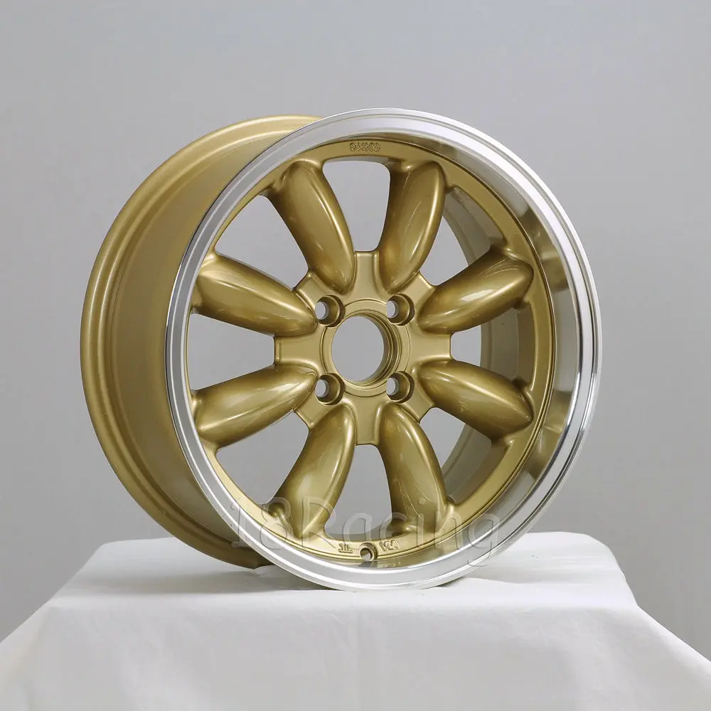 Rota Wheels Rb 1560 4X114.3 25 73 Gold With Polish Lip 2