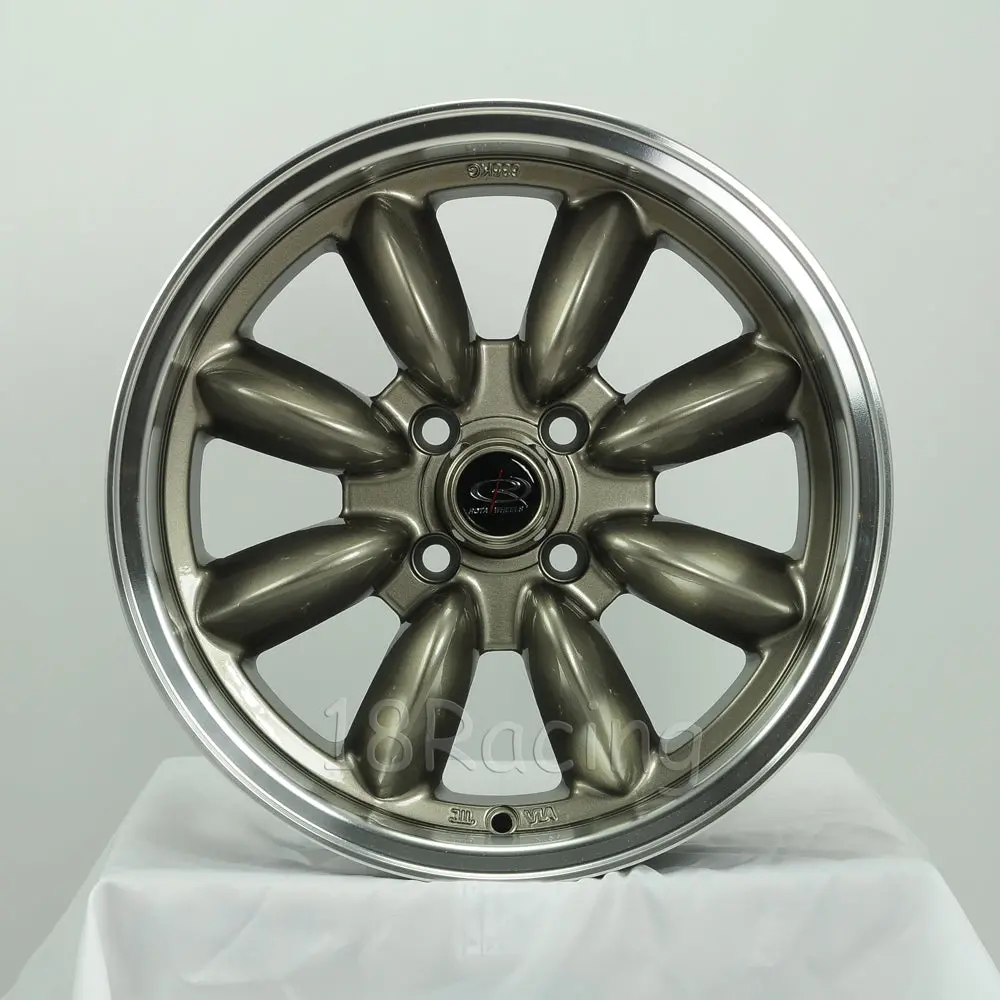Rota Wheels Rb 1570 4X114.3 15 73 Bronze With Polish Lip 1