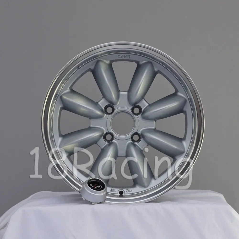 Rota Wheels Rb 1570 4X110 20 73 Silver With Polish Lip 1