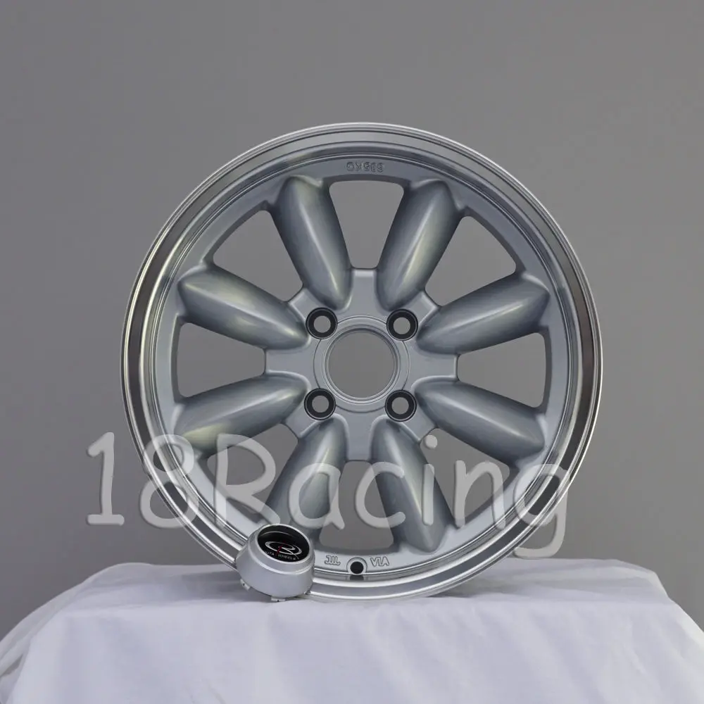 Rota Wheels Rb 1580 4X110 20 73 Silver With Polish Lip 1