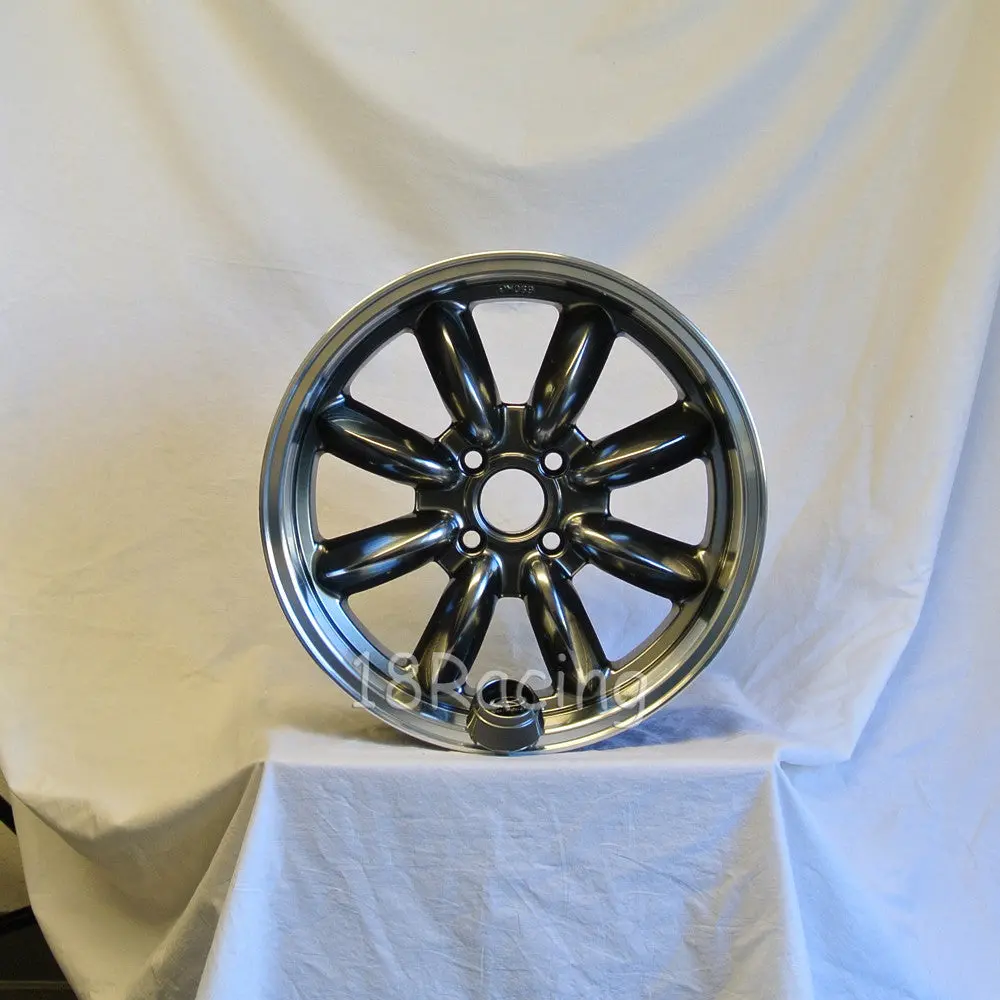 Rota Wheels Rb 1670 4X95.25 25 57.1 Hyperblack With Polish Lip 1