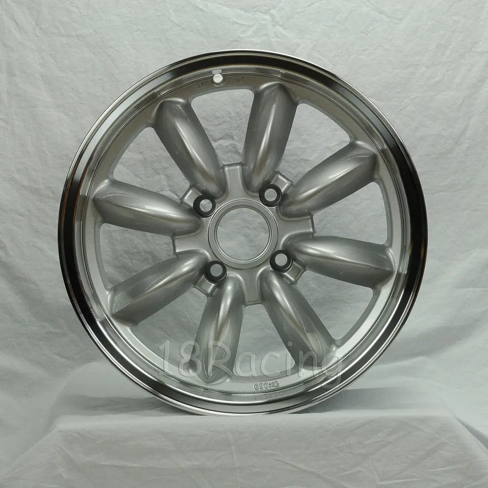 Rota Wheels Rb 1670 4X108 30 73 Silver With Polish Lip 1