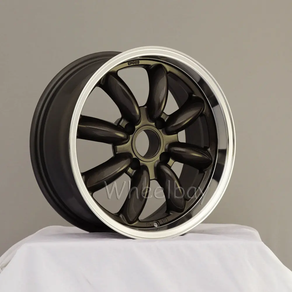 Rota Wheels Rb 1670 4X114.3 10 73 Gunmetal  With Polish Lip 1