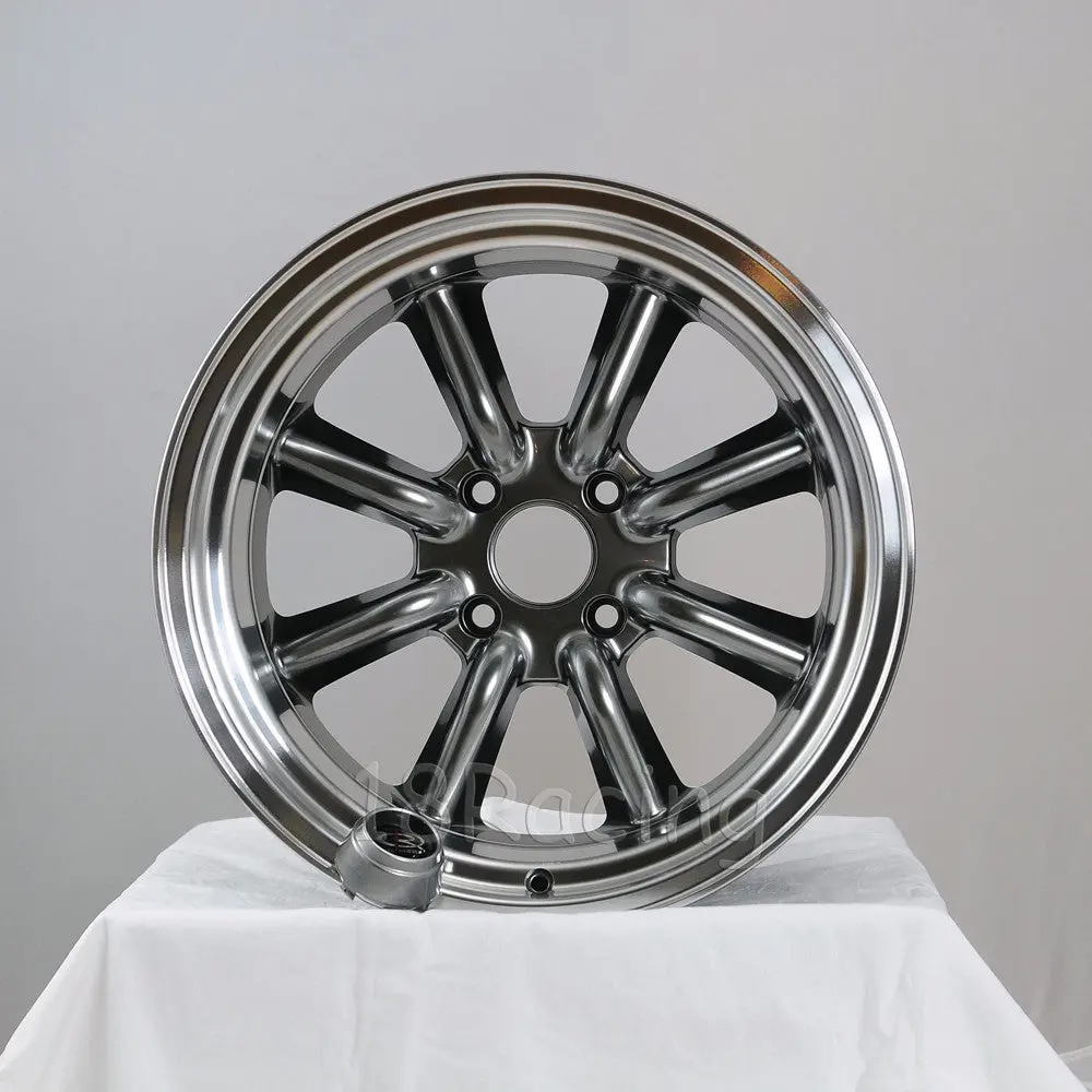 Rota Wheels Rkr 1795 4X114.3 -20 73 Hyperblack With Polish Lip 1