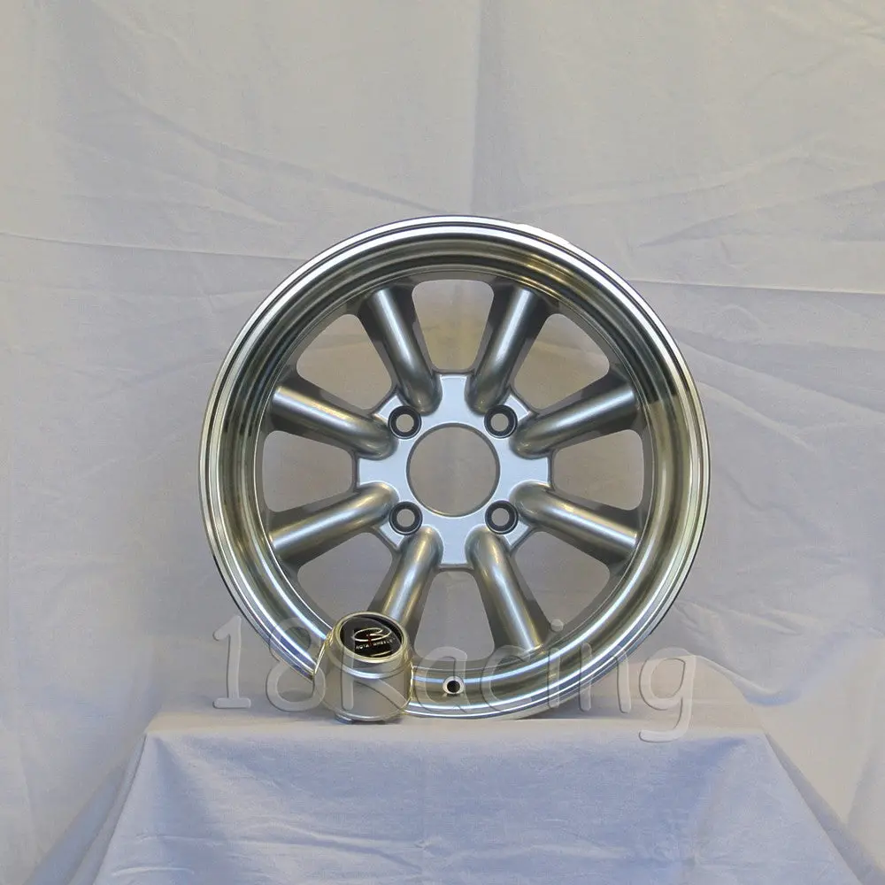Rota Wheels Rkr 1590 4X114.3 0 73 Silver With Polish Lip 1
