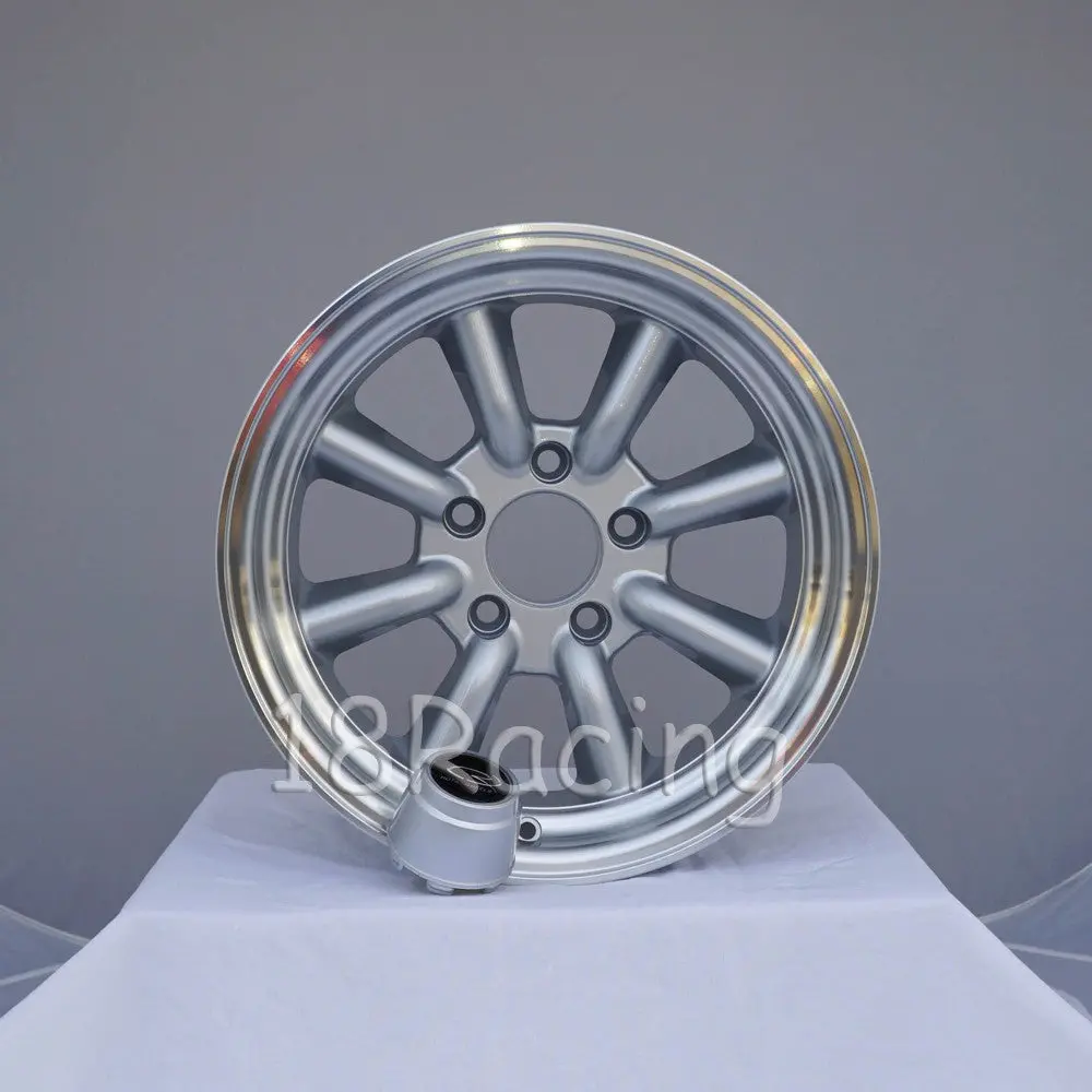 Rota Wheels Rkr 1580 5X114.3 0 73 Silver With Polish Lip 1