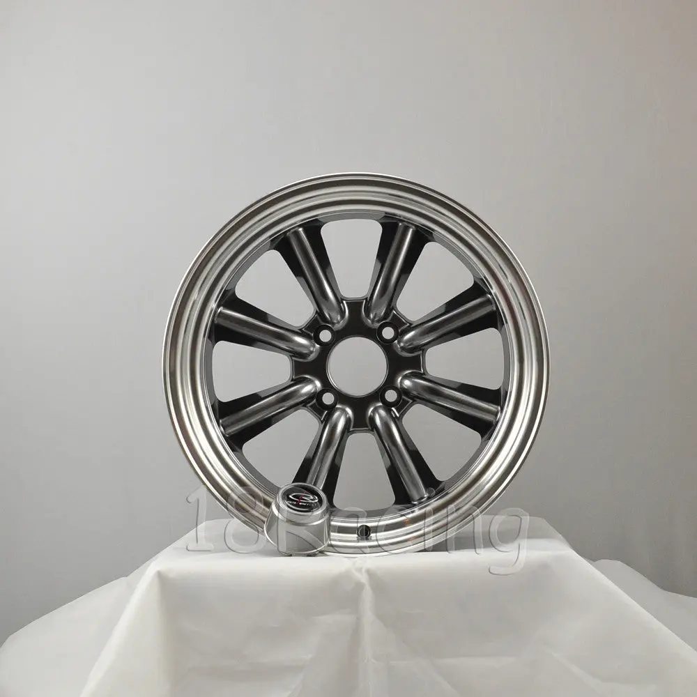 Rota Wheels Rkr 1785 4X114.3 4 73 Hyperblack With Polish Lip 1