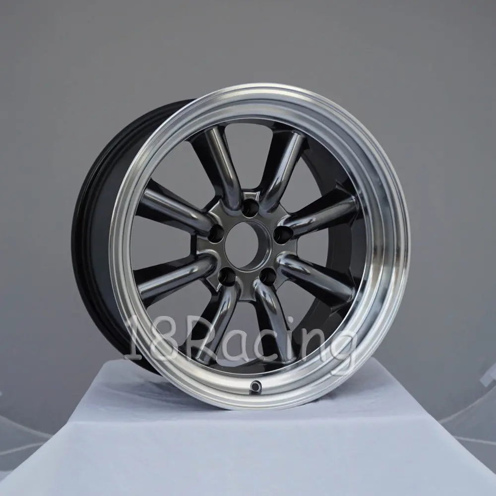 Rota Wheels Rkr 1785 5X114.3 -10 73 Hyperblack With Polish Lip 2