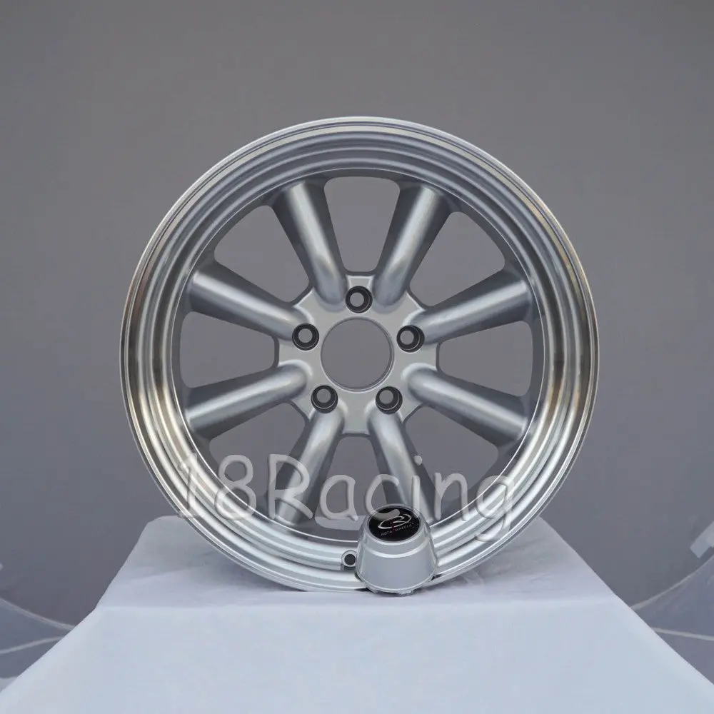 Rota Wheels Rkr 1785 5X114.3 -10 73 Silver With Polish Lip 1