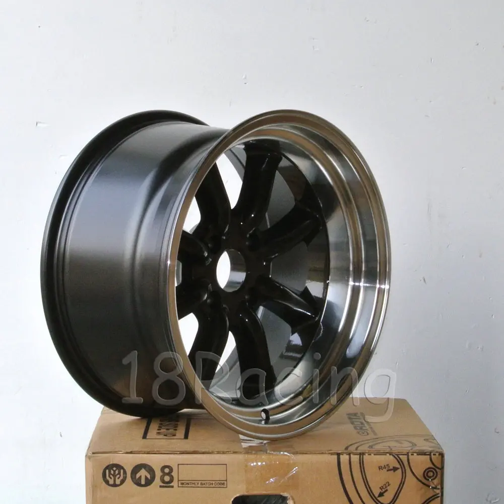 Rota Wheels Rkr 1795 4X114.3 -20 73 Gunmetal With Polish Lip 2