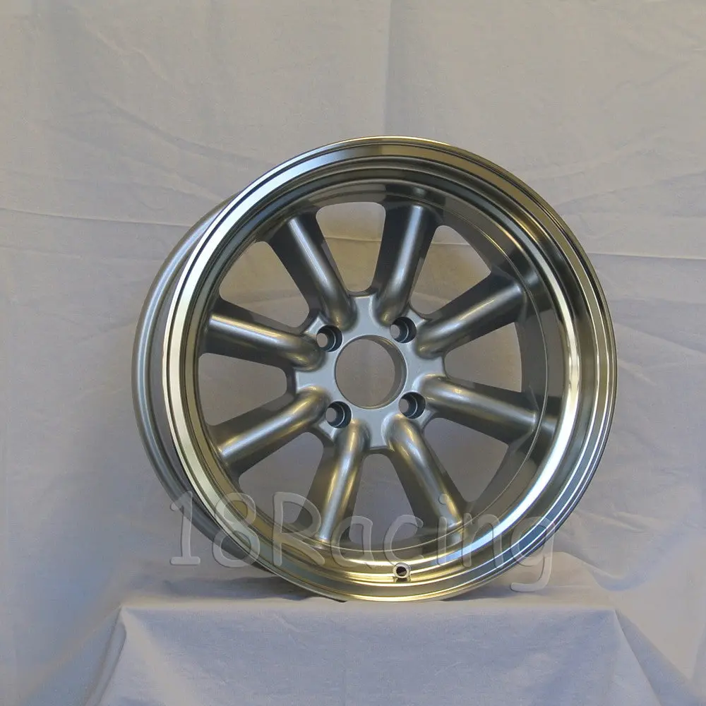 Rota Wheels Rkr 1795 4X114.3 -20 73 Silver With Polish Lip 2