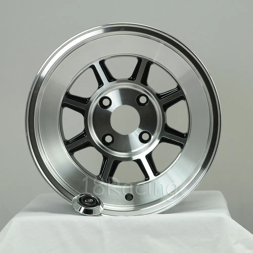 Rota Wheels Shakotan 1580 4X100 10 67.1 Full Polish Black 1