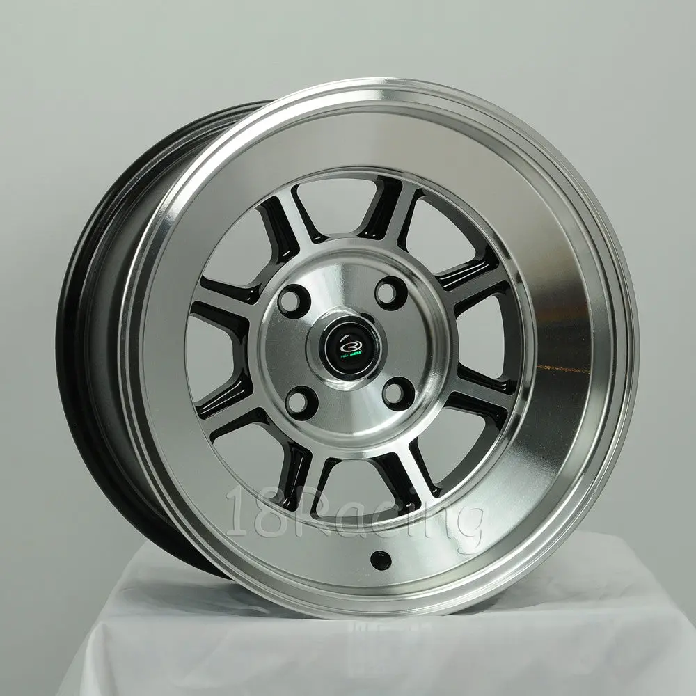 Rota Wheels Shakotan 1590 4X114.3 -15 73 Full Polish Black 2