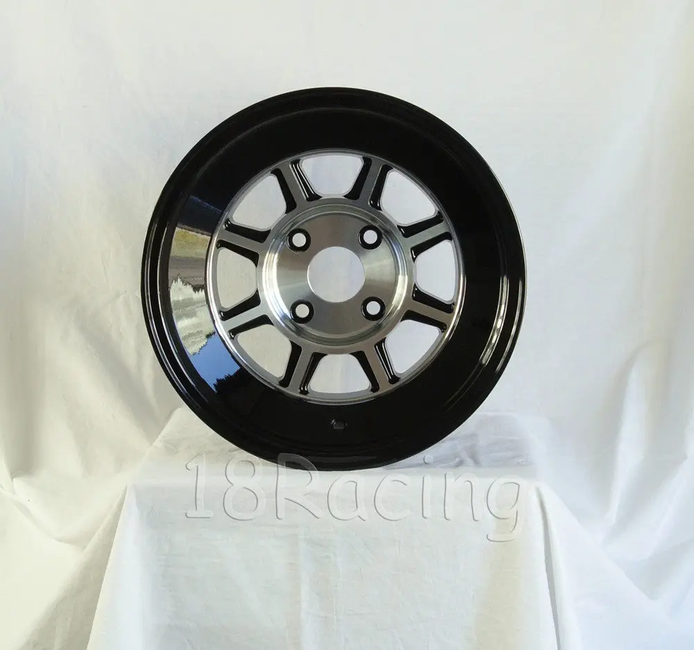 Rota Wheels Shakotan 1590 4X114.3 0 73 Full Polish Black With Yamaha Black Lip 1