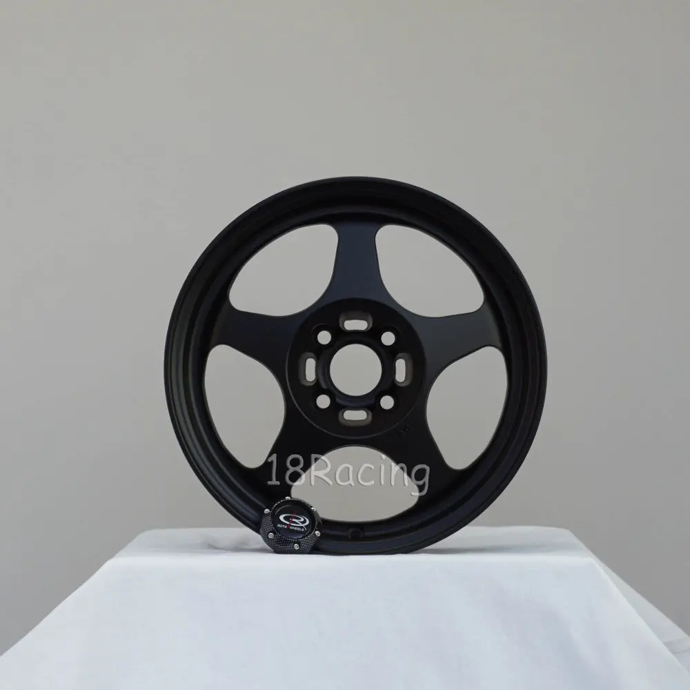 Rota Wheels Slipstream 1580 4X114.3  40 73 Satin Black 14.3 Lbs 1