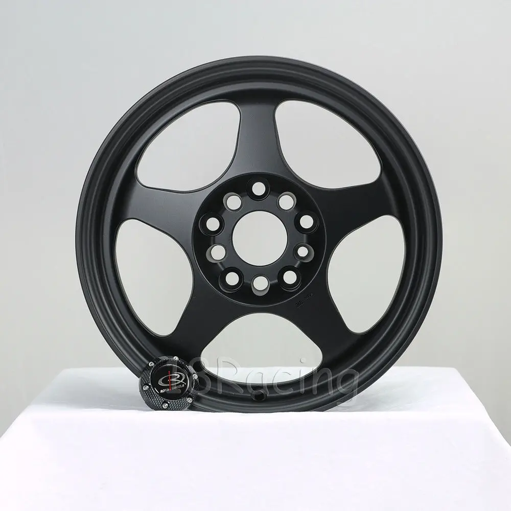 Rota Wheels Slipstream 1580 5X100 40 57.1  Satin Black 14.1 Lbs 1