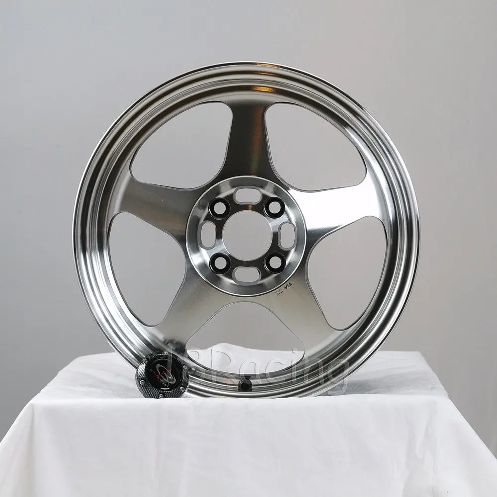 Rota Wheels Slipstream 1570 4X100 40 67.1 Full Polish Gunmetal 1