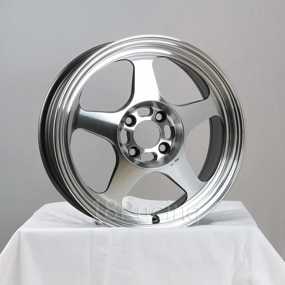 Rota Wheels Slipstream 1575 4X108 40 63.35 Full Polish Gunmetal   About 12.25 Lbs 1