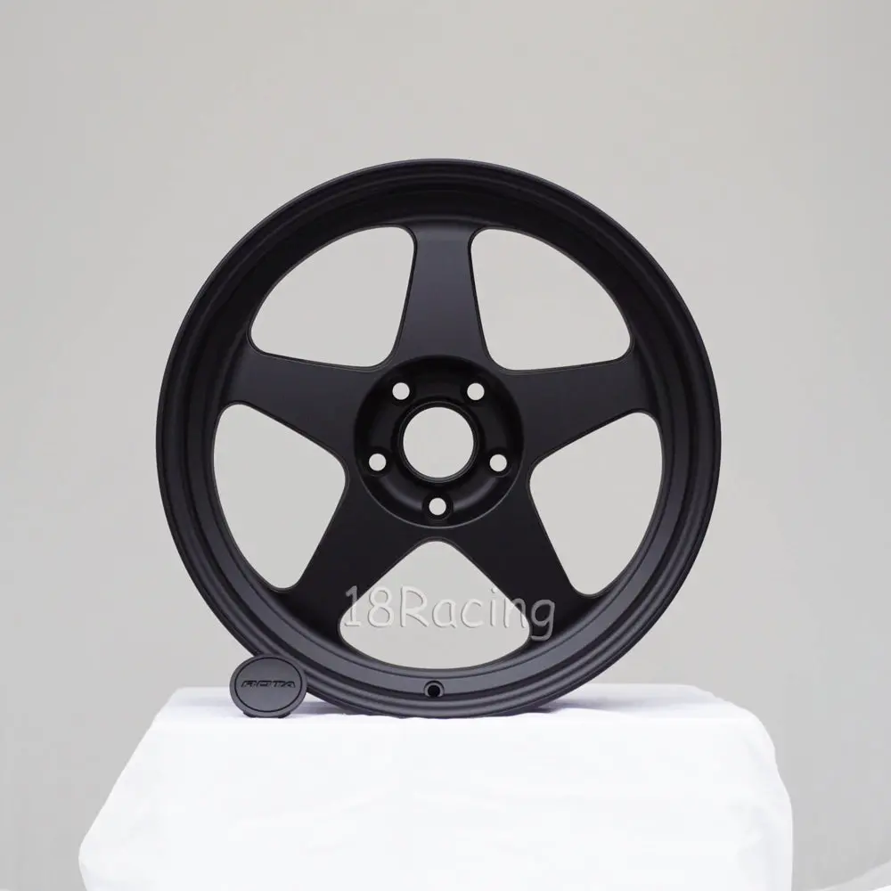 Rota Wheels Slipstream 1895 5X120 40 64.1  Satin Black 22 Lbs 1