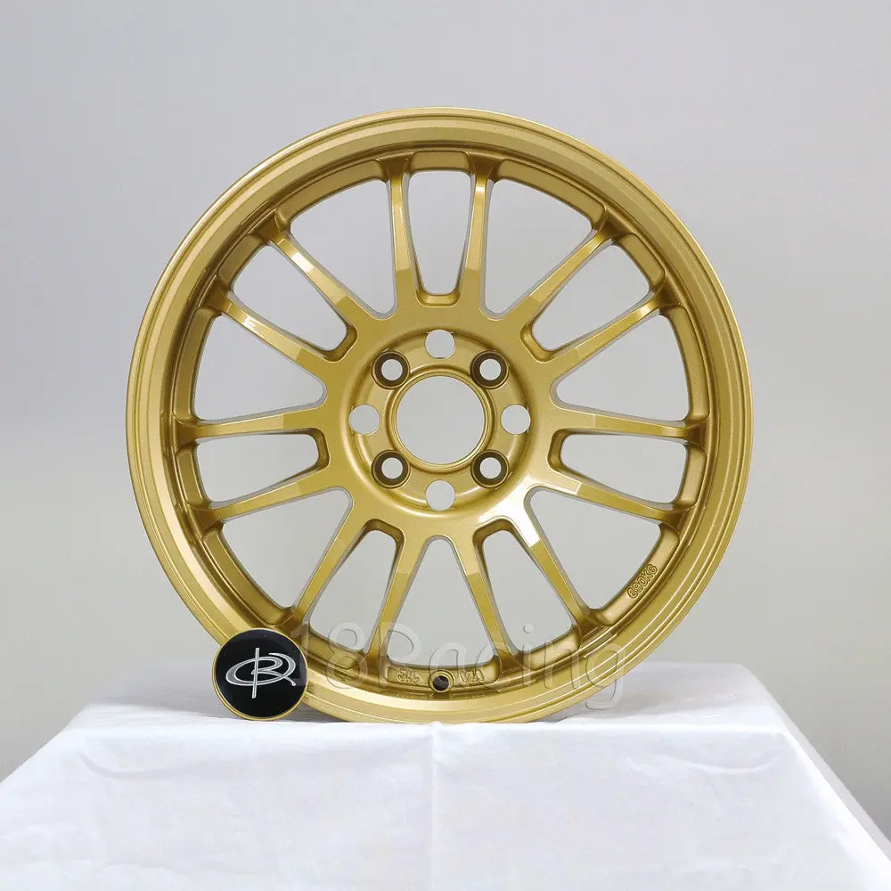 Rota Wheels Svn 1885 5X100 48 56.1 Tomy Gold 1