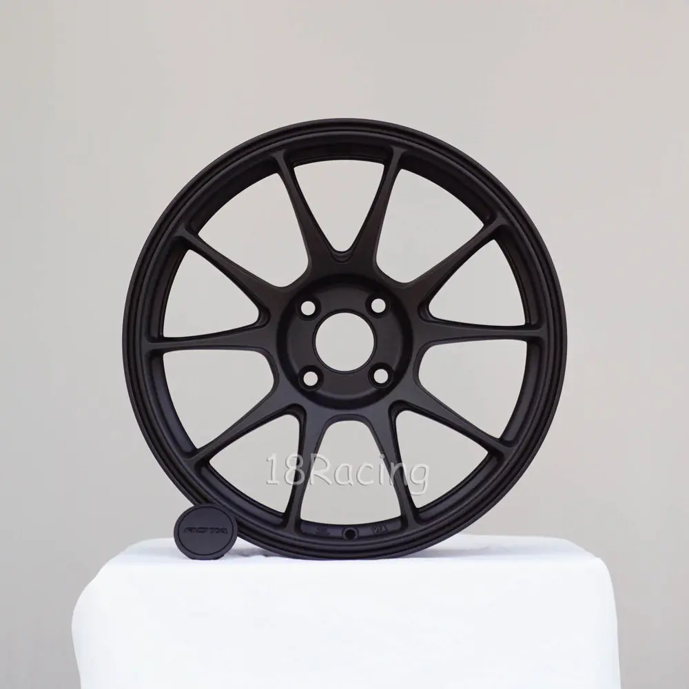 Rota Wheels Titan 1780 4X108 40 63.35 Flat Black / Satin Black 1