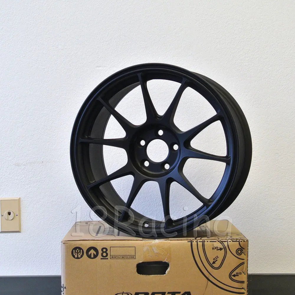 Rota Wheels Titan 1780 5X100 45 73 Flat Black / Satin Black 1