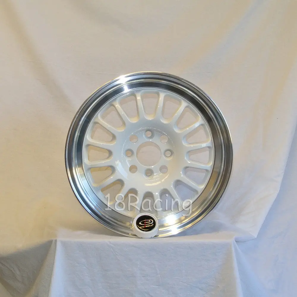 Rota Wheels Track R2 1670 4X100 40 67.1 White With Polish Lip 1