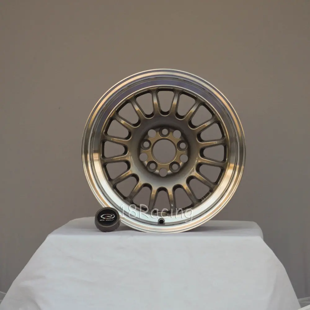 Rota Wheels Track R2 1570 5X98 30 58.5 Bronze With Polish Lip 1