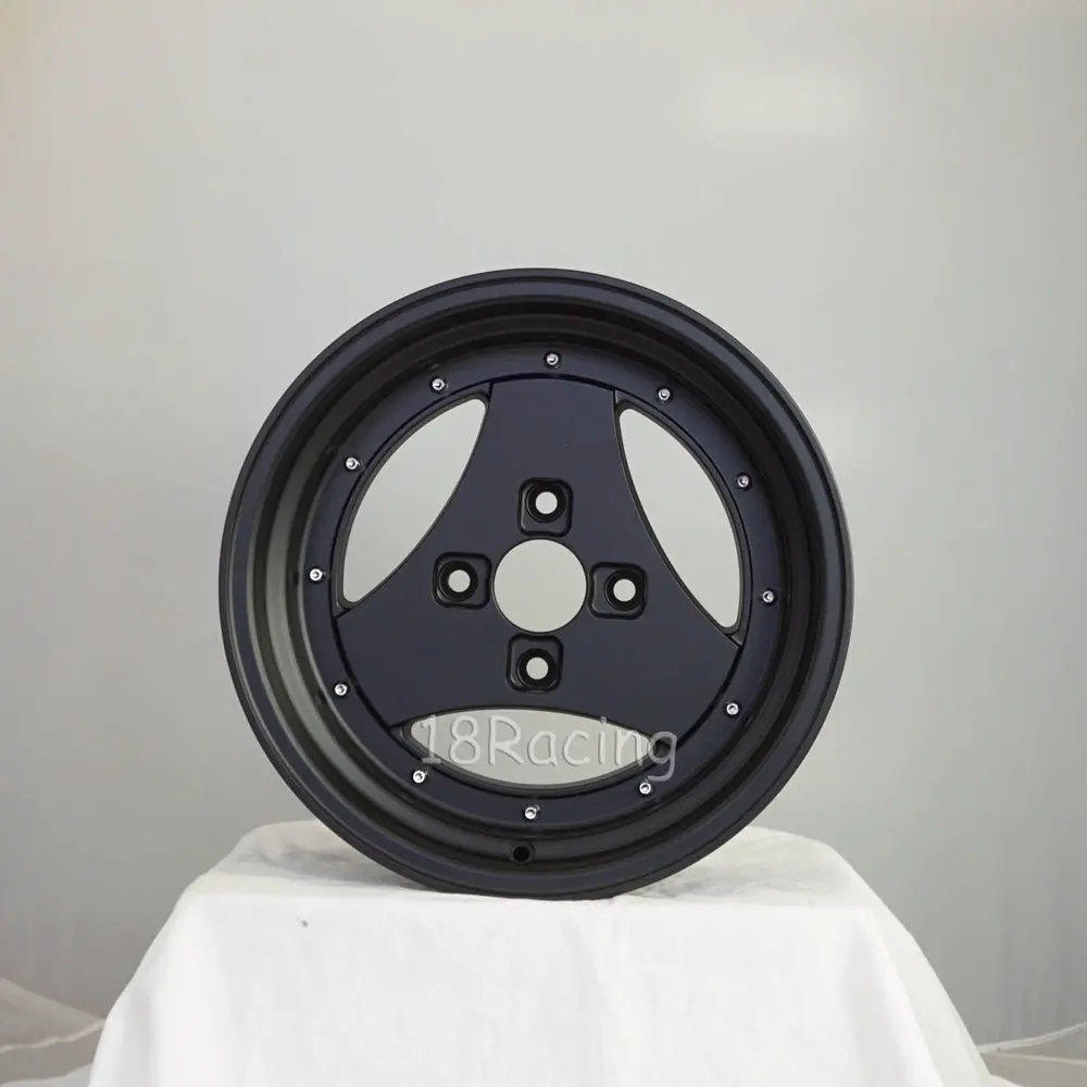 Rota Wheels Tri Al 1580 4X114.3 0 73 Satin Black 1