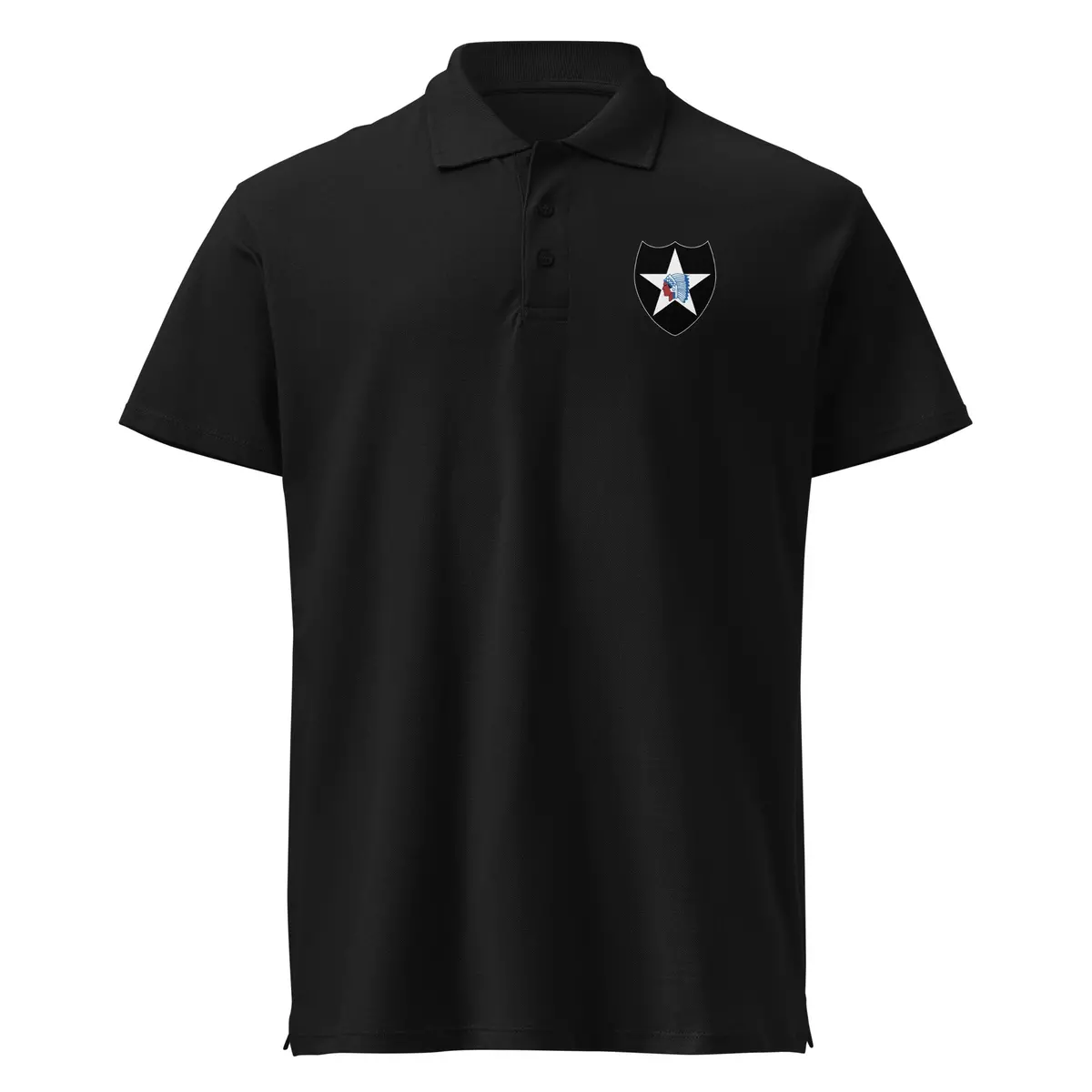 Premium Pique Polo Shirt Ssi - 2Nd Infantry Division Wo Txt X 300 1