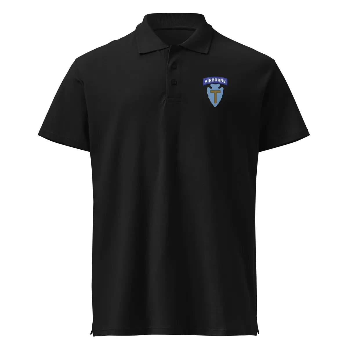 Premium Pique Polo Shirt Ssi - 36Th Division (Airborne) X 300 1